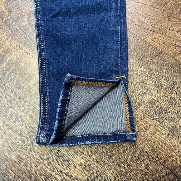 MISS ME Jeans Womens 26x28 High Rise Skinny Plain Pockets Stretch Split Hem - Picture 6 of 10
